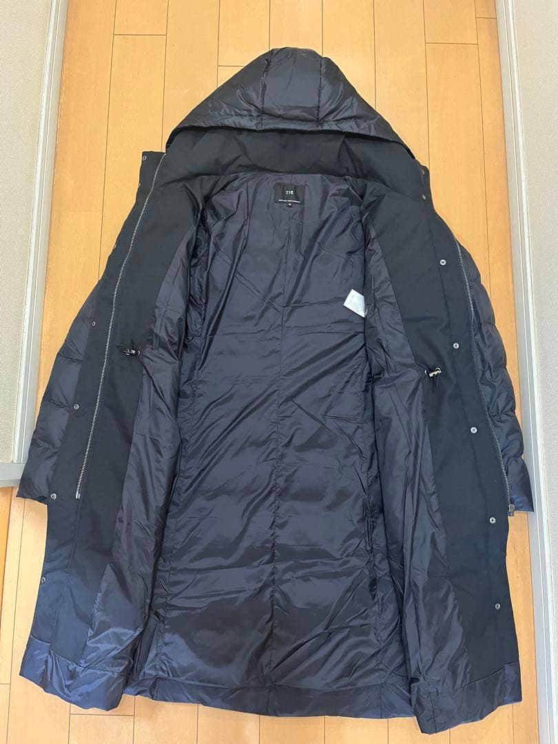 23区今季新品【洗える/撥水加工】シレータフタ ロング ダウンコート38