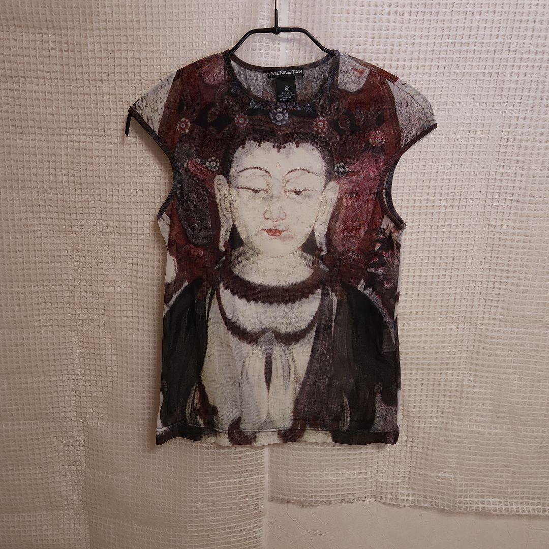 VIVIENNE TAM 仏像プリント トップス