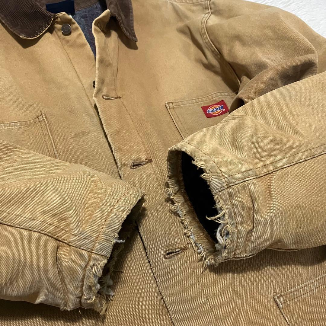 90s Dickies ディッキーズ チョアコート カバーオール ダック XL