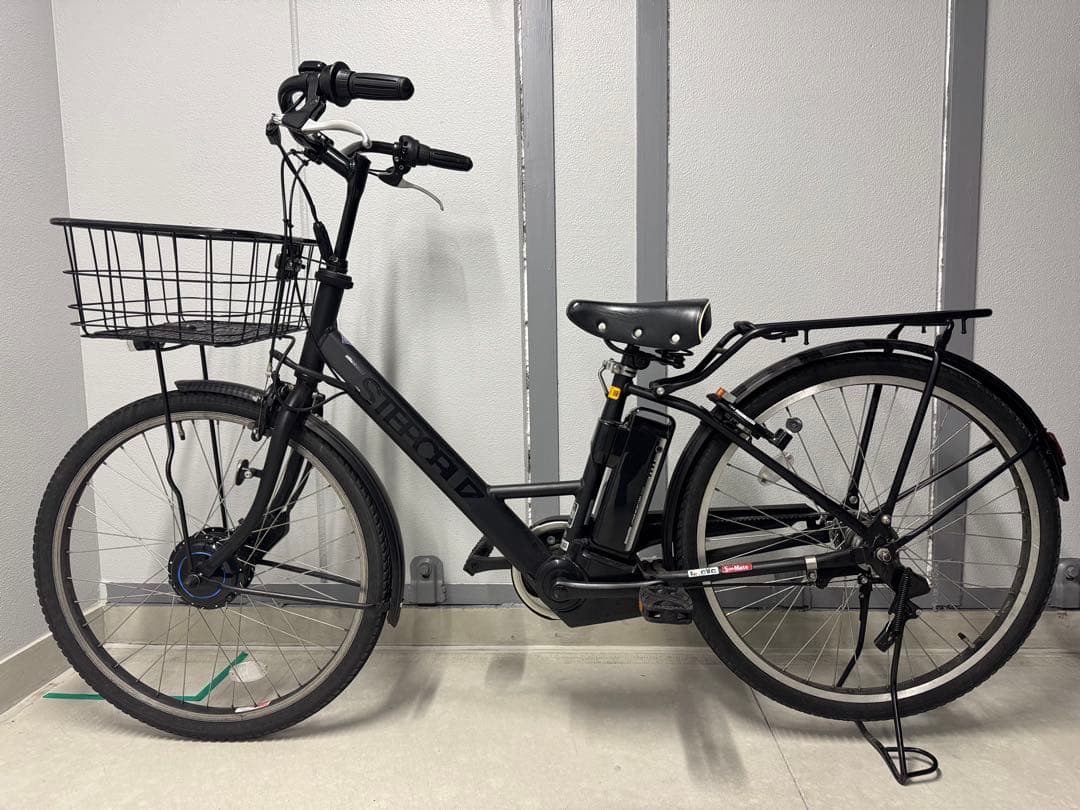 ブラック シティタイプ ブリヂストン電動アシスト自転車