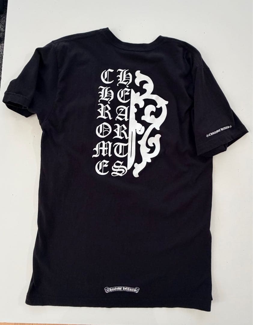 CHROMES HEARTS 両面Tシャツ 黒 サイズL