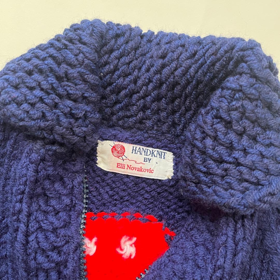kids vintage 古着 エルモ カウチンニット カウチンセーター