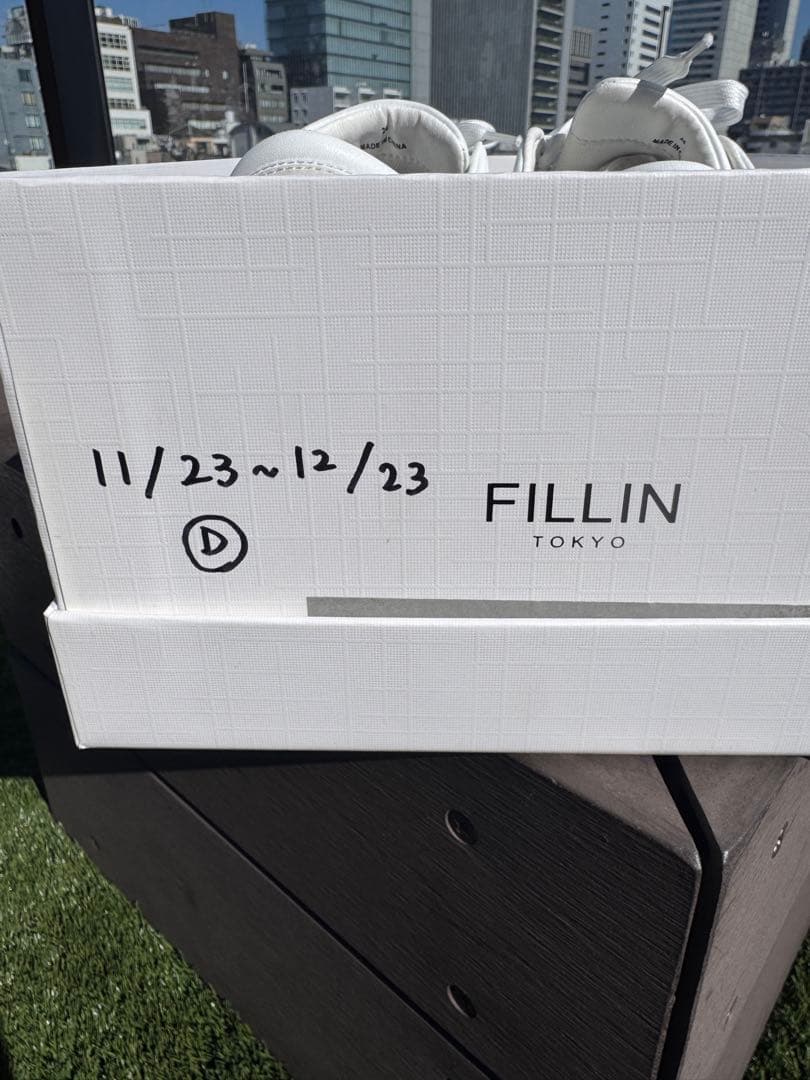 FILLIN SYPHON 厚底スニーカー シフォン　26cm D