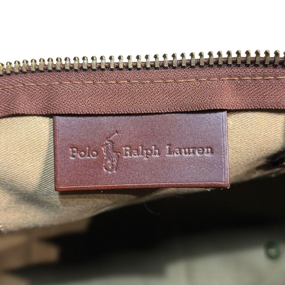 希少 Polo Ralph Lauren ボストンバッグ 2way 旅行 レザー