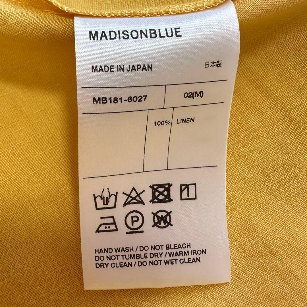 新品タグ付✨MADISONBLUE ミモレフレアスカート リネン 02
