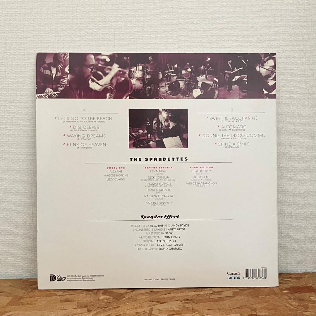 THE SPANDETTES/SPANDEX EFFECT 12インチレコード