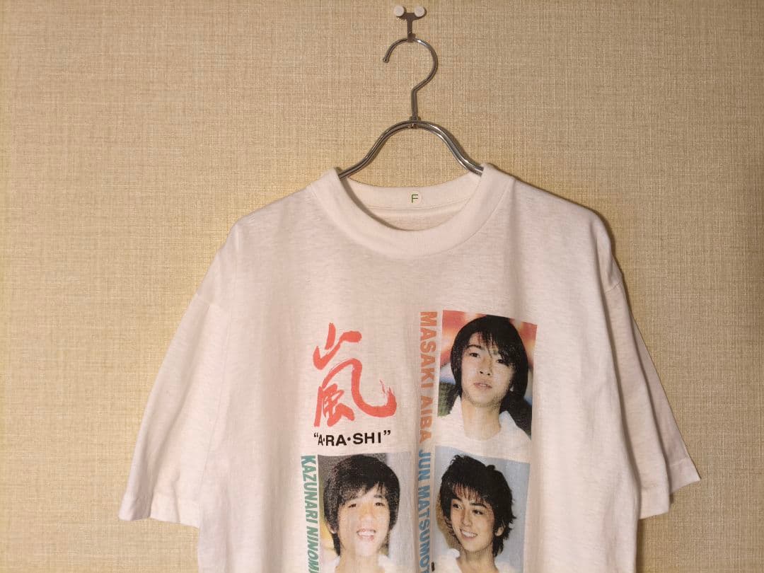 トップス 90s \"ARASHI\" Member Photo Print Tee