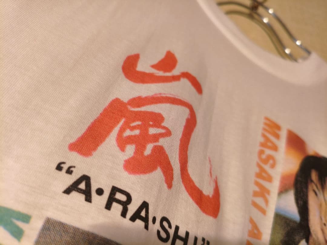 トップス 90s \"ARASHI\" Member Photo Print Tee