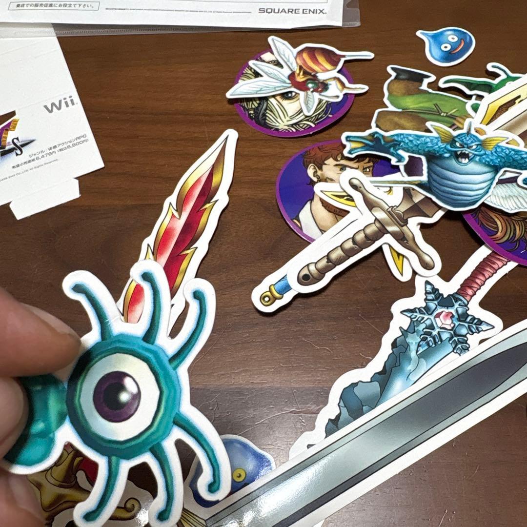 wii ドラゴンクエスト　ソード店頭　販促　ポップ　非売品　 カットアウト