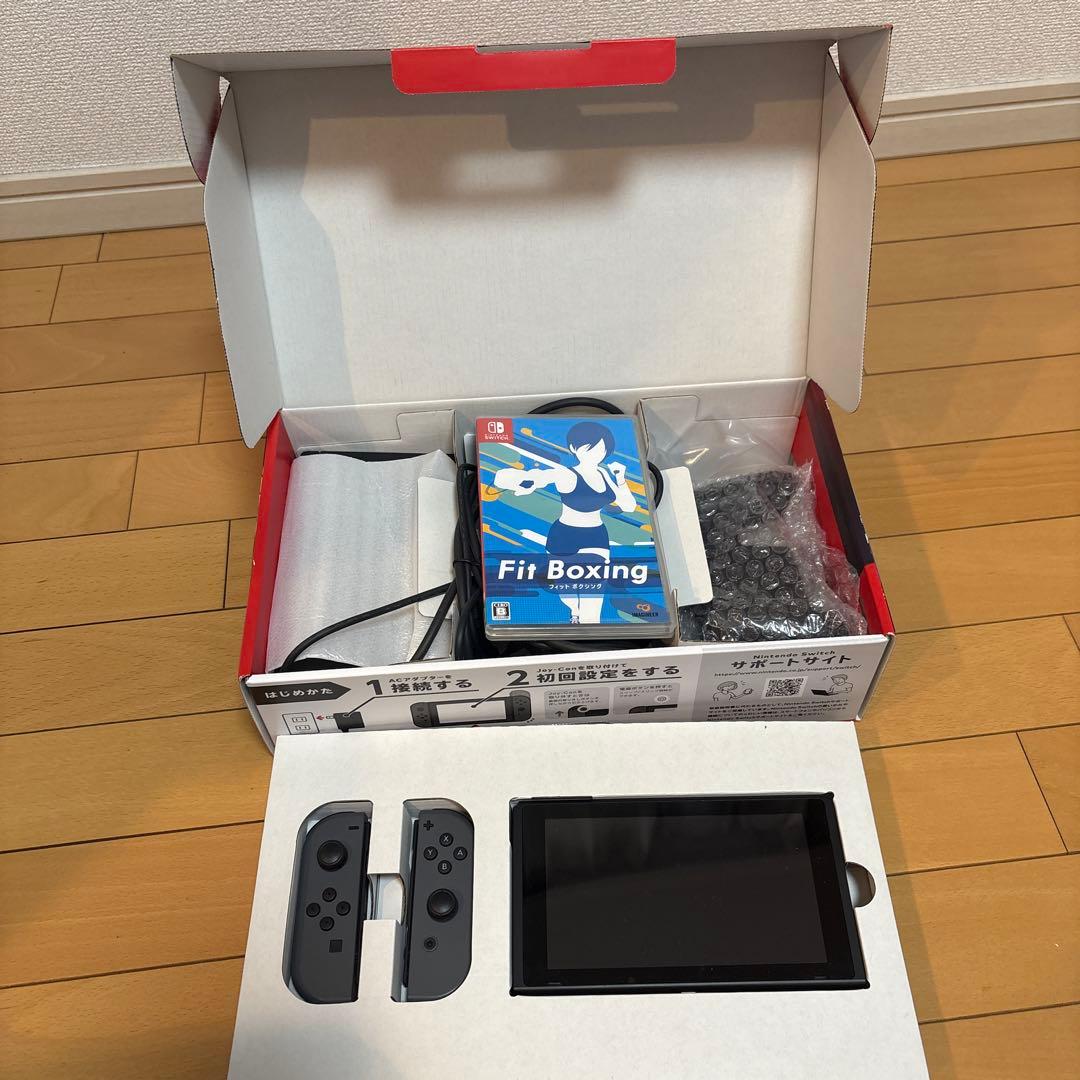 Nintendo Switch グレー　 Fit Boxing付き