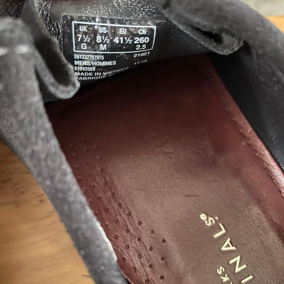CLARKS ORIGINALS クラークス　ブラック スエード ワラビー