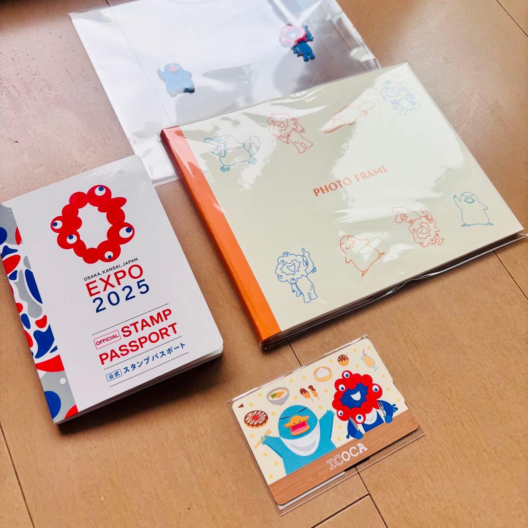 万博EXPO ICOCA フォトフレーム　ミャクミャク　スタンプパスポート　翔君