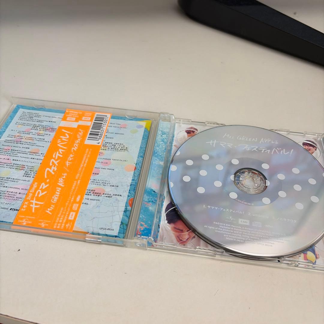 Mrs.GREEN APPLE サママフェスティバル 初回限定盤