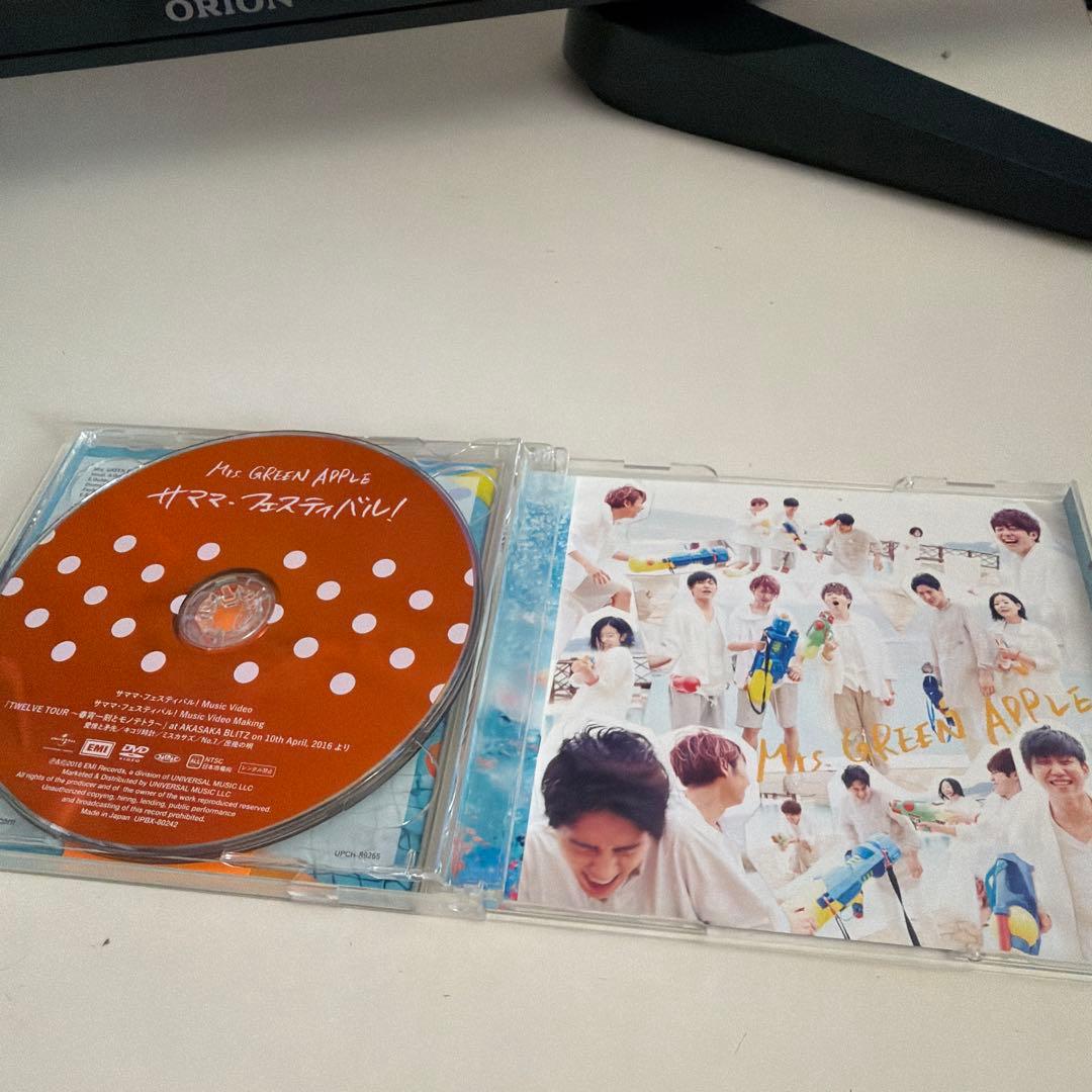 Mrs.GREEN APPLE サママフェスティバル 初回限定盤
