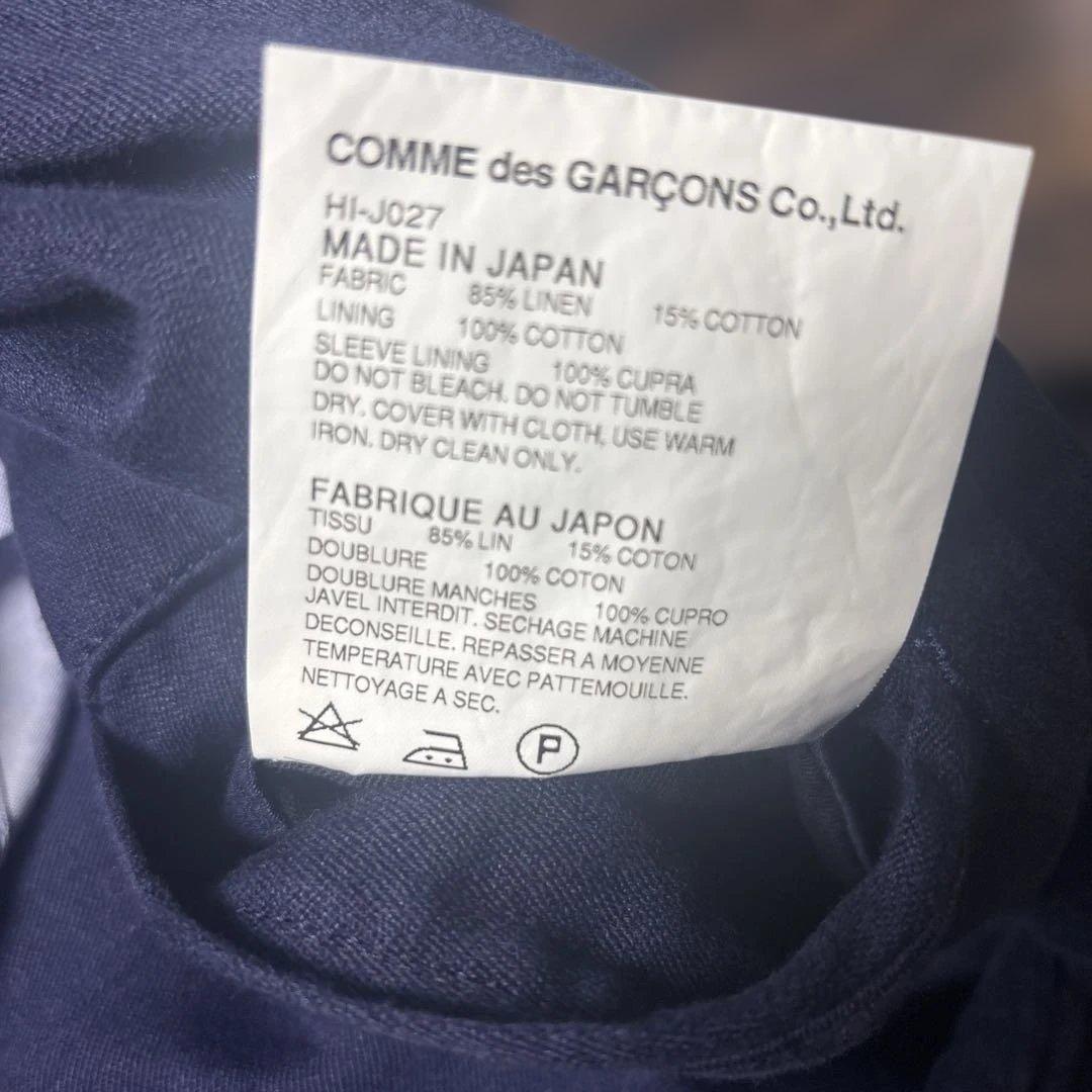 COMME des GARÇONS ネイビー テーラードジャケット M 日本製