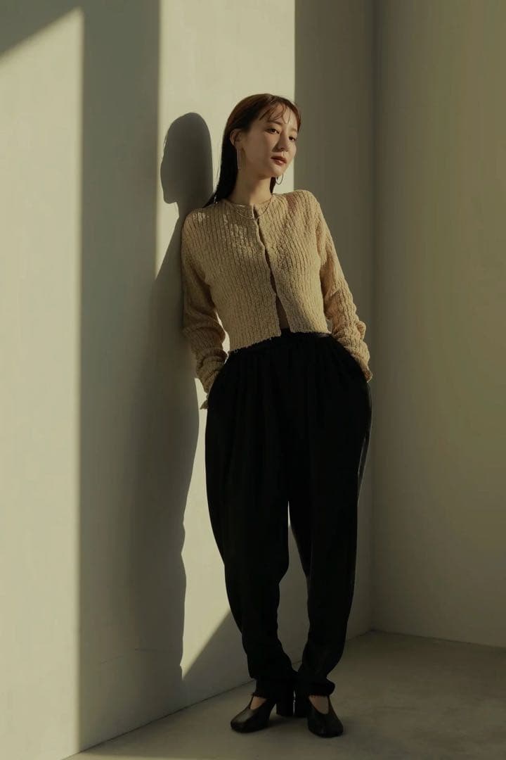 トップス louren loop knit cardigan