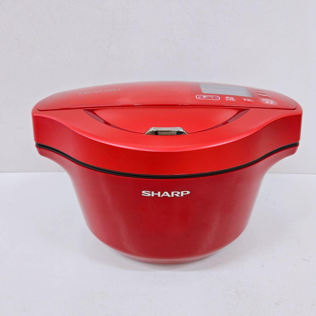 SHARP ホットクックKN-HW24C-R 2.4L 自動調理 無水調理