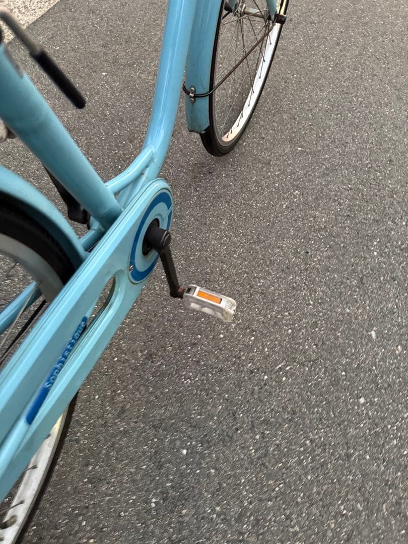 165 自転車 大阪市 【引取り限定】 26インチ ママチャリ カゴ大きい