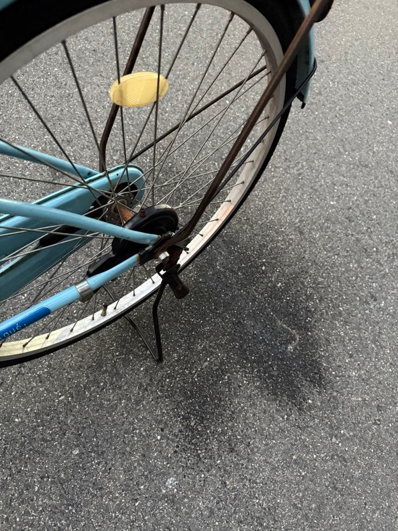165 自転車 大阪市 【引取り限定】 26インチ ママチャリ カゴ大きい