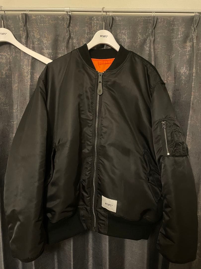 WTAPS x Alpha MA-1 Core SPEC \"Black\"　XL