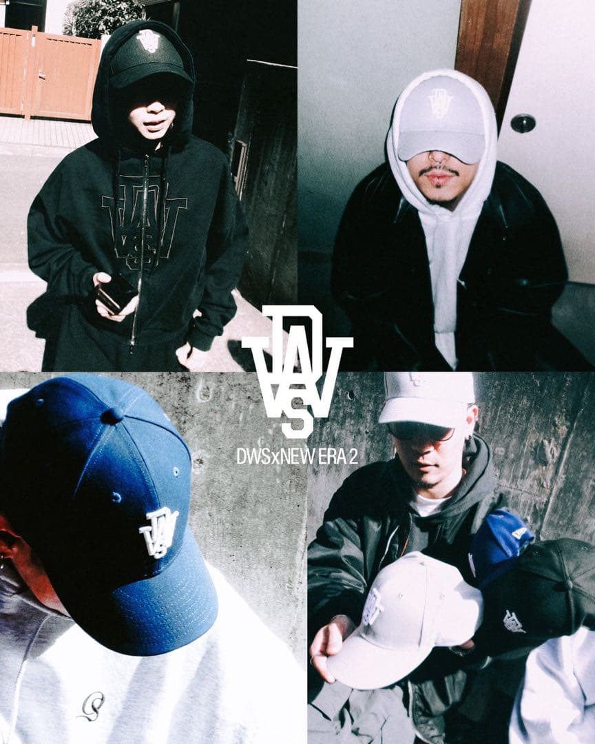 DWS × NEW ERA キャップ ブラック