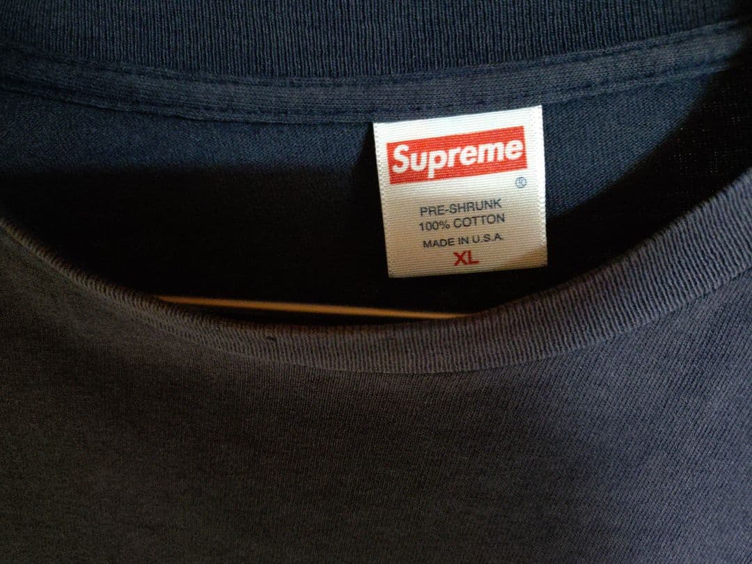 希少XL　Supreme 01SS World Famous Tee ネイビー