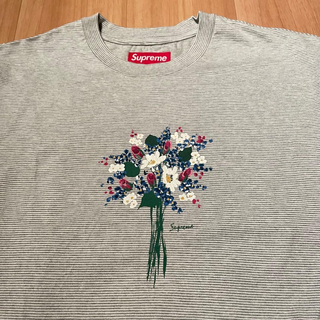 Supreme Bouquet S/S Top Stripe ブーケ　tee