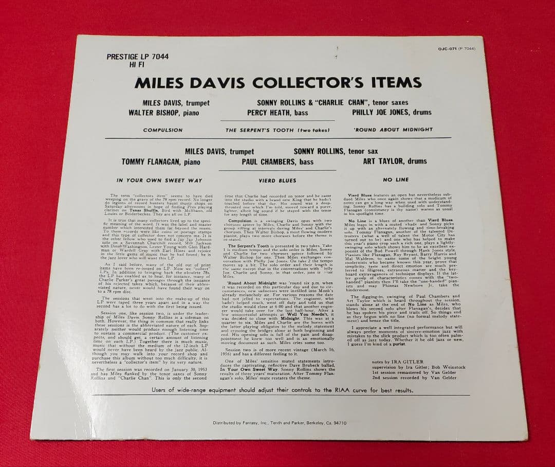 【ジャズ】Miles Davis ★ジャズ界最高峰のアルバム、文句ナシ !!