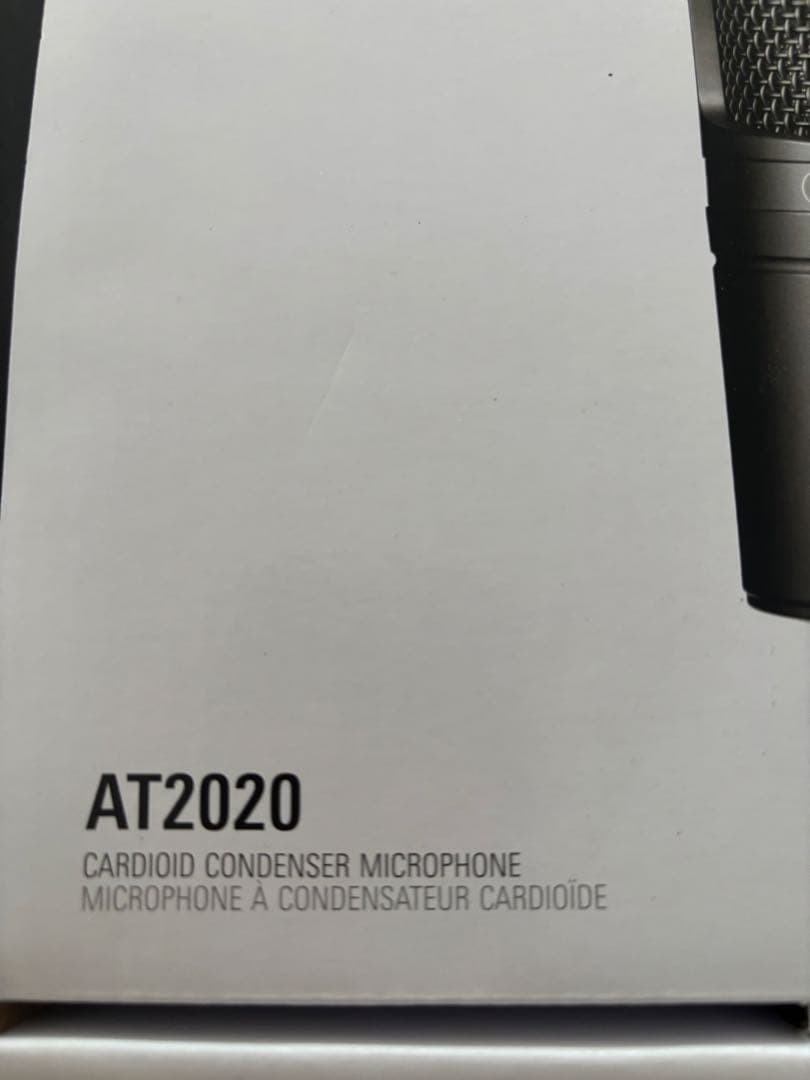 audio-technica AT2020 コンデンサーマイク　中古品