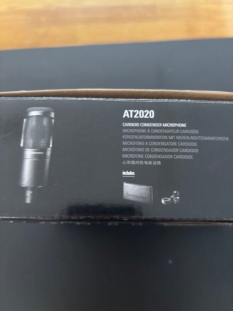 audio-technica AT2020 コンデンサーマイク　中古品