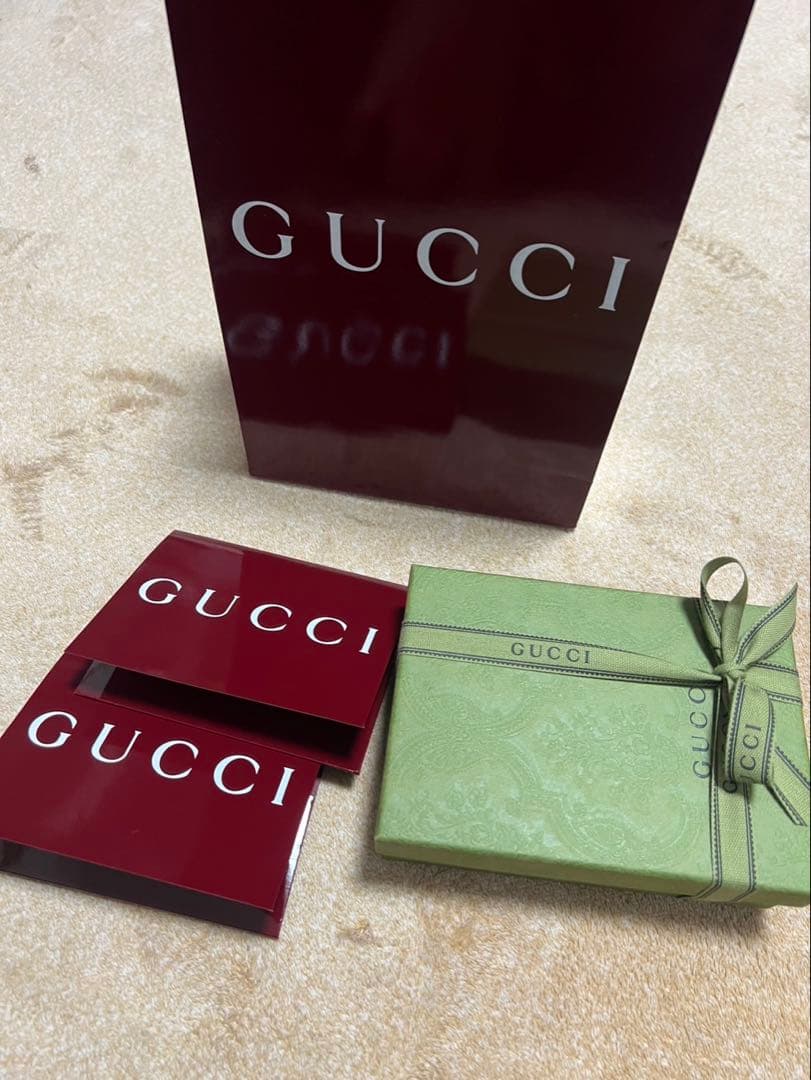 新品　日本限定 GUCCI ダブルG ブラック 二つ折りウォレット