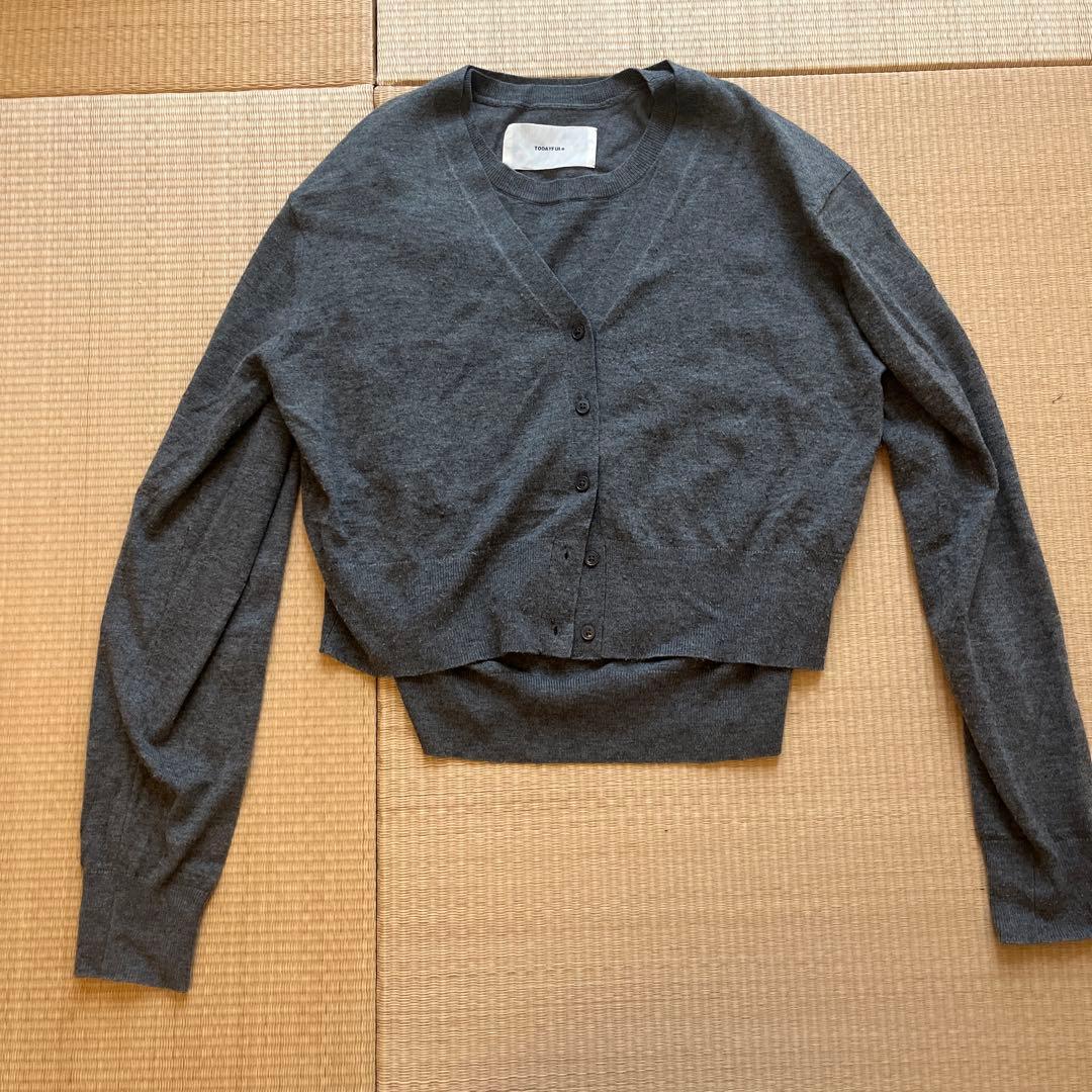 ※最終価格　todayful 2set Useful Knit /gray