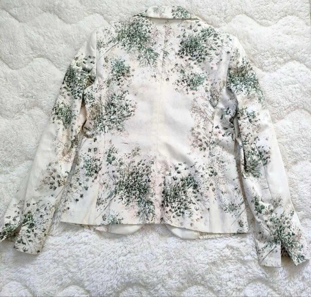 未使用級✨Max Mara 高級 花柄 コットン ジャケット春物