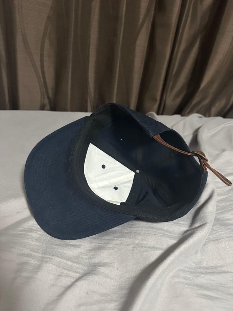 T*E様 supreme classic logo ベースボールキャップ ネイビ