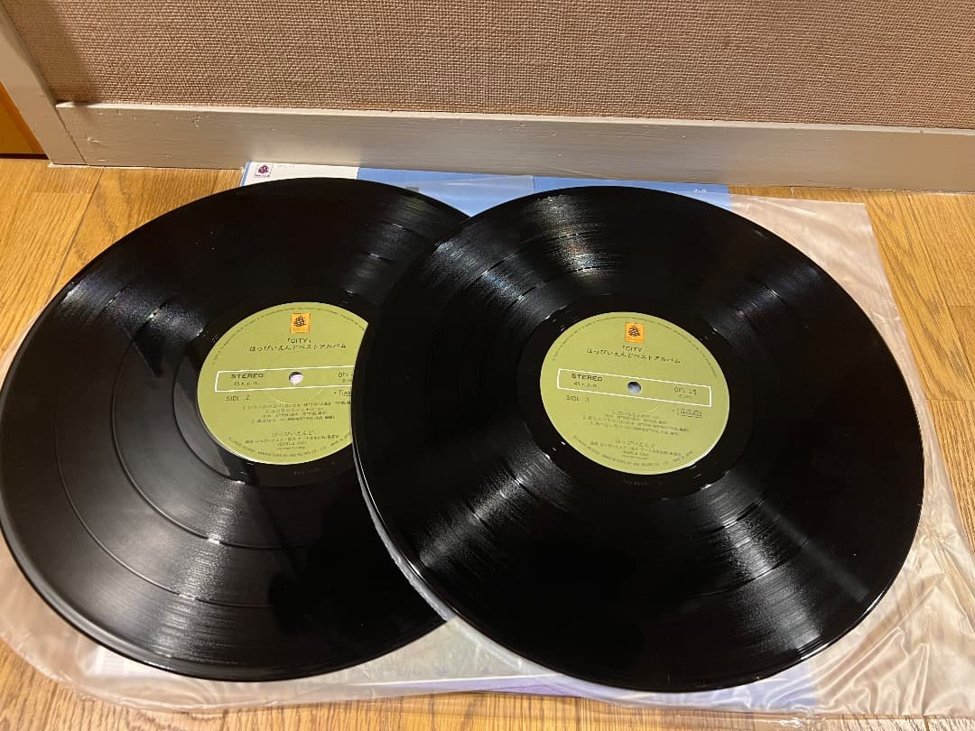 CITY：はっぴいえんどベストアルバム：45回転/2枚組/180g重量盤レコード
