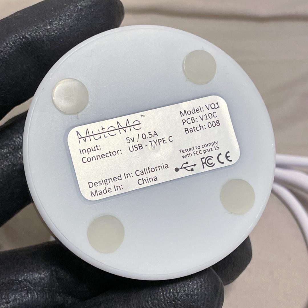 MuteMe（ミュートミー） PC会議用ミュートボタン / USB接続