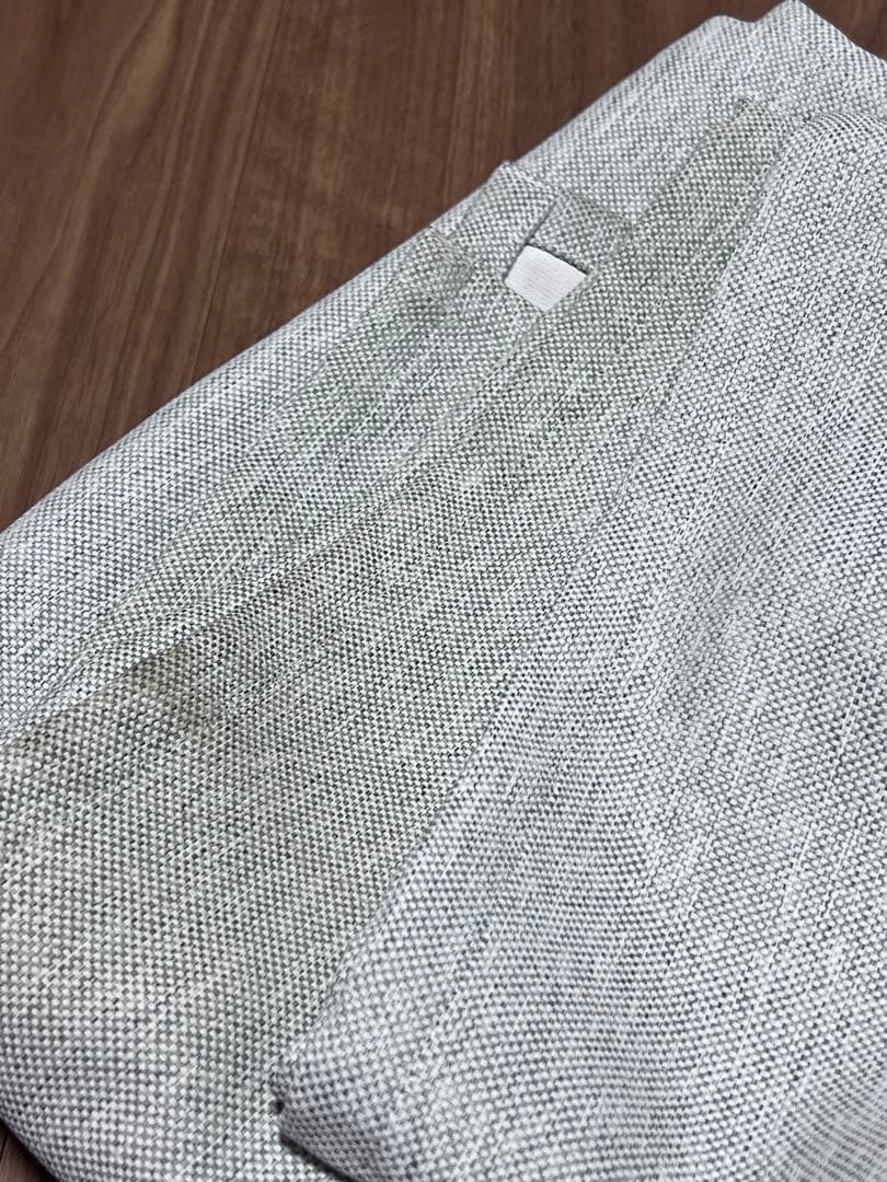 無印良品　MUJI カーテン　遮光1級　防災　レース2点セット　腰高窓　出窓