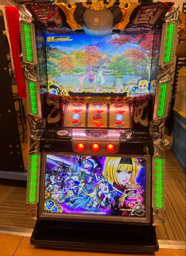 ［美品］戦国乙女2 パチスロ 実機 引き取り限定