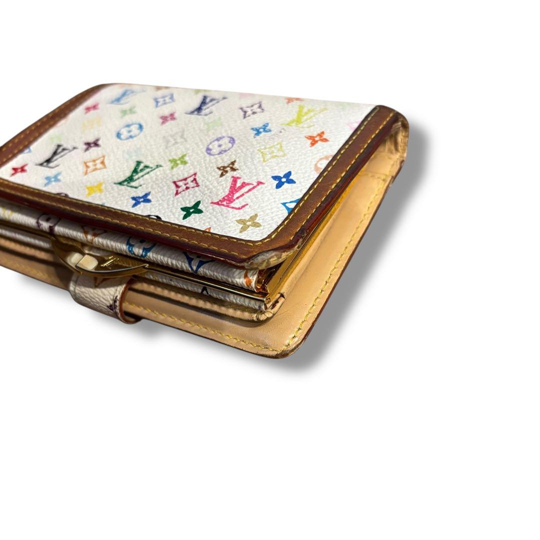 LOUIS VUITTON ルイヴィトン がま口 マルチカラー 2つ折り財布
