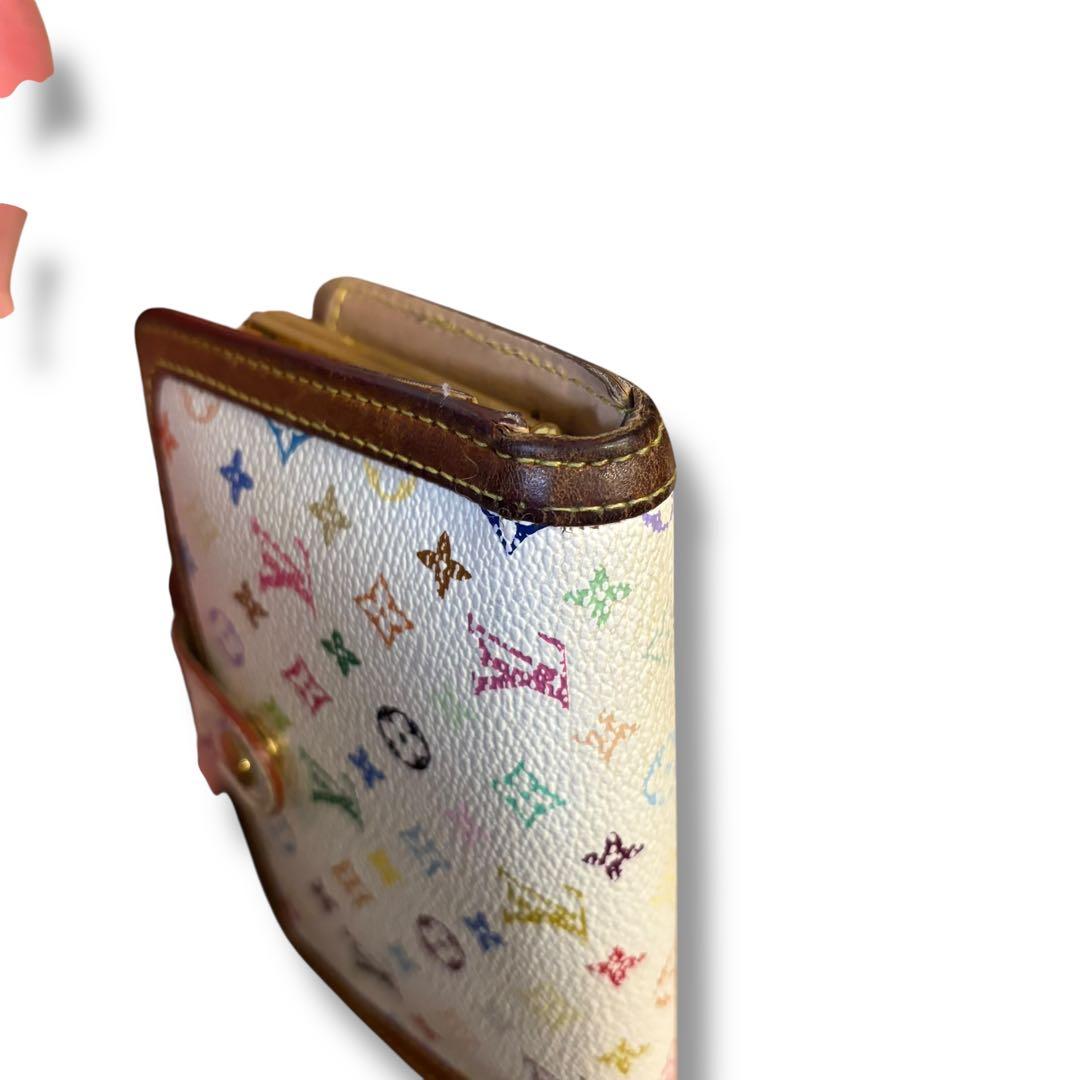 LOUIS VUITTON ルイヴィトン がま口 マルチカラー 2つ折り財布