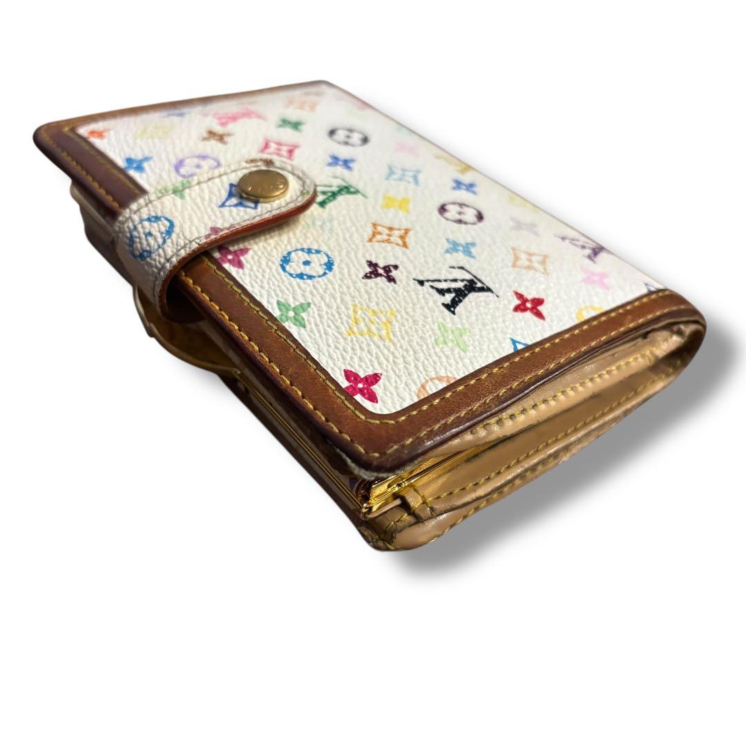 LOUIS VUITTON ルイヴィトン がま口 マルチカラー 2つ折り財布
