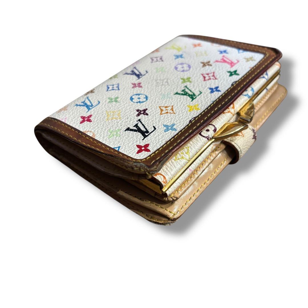 LOUIS VUITTON ルイヴィトン がま口 マルチカラー 2つ折り財布