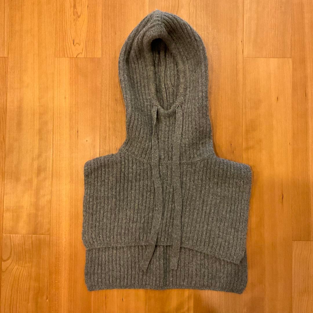 【アダムエロペ】バラクラバ　肩首頭ニット帽子 中古