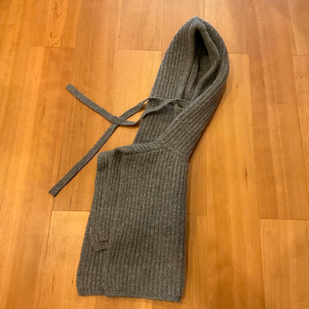 【アダムエロペ】バラクラバ　肩首頭ニット帽子 中古