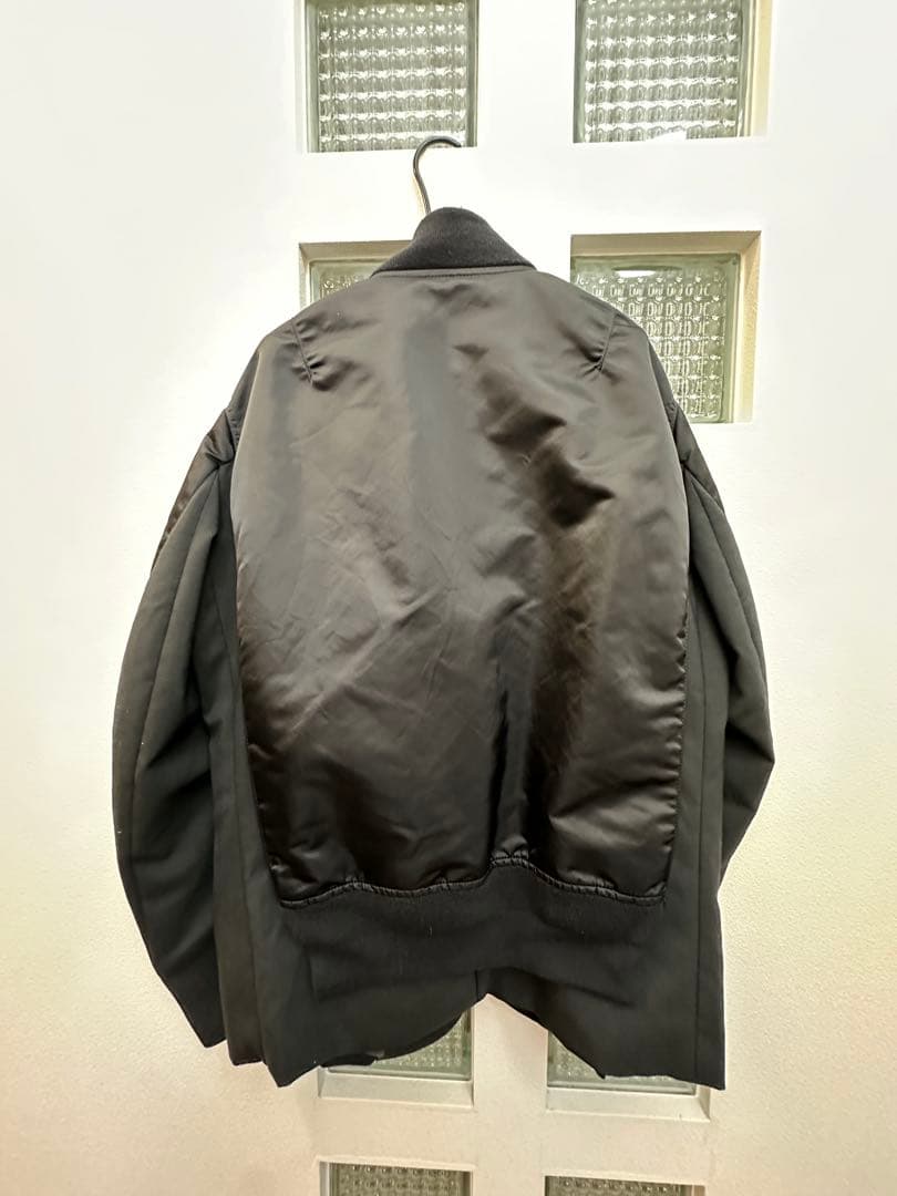 【美品】sacai Suiting blouson MA-1