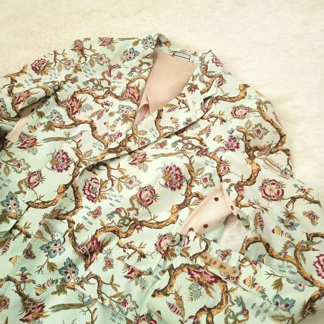 【希少】Paul Smith　花柄　テーラードジャケット　M　日本製