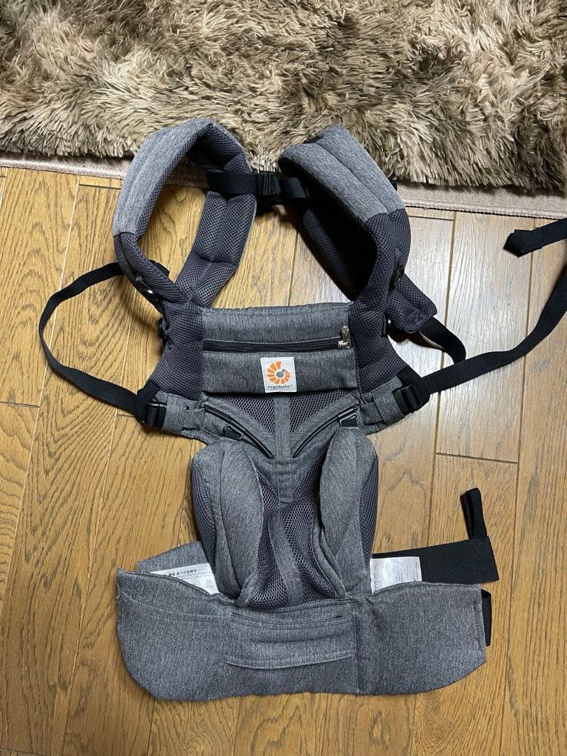 箱付き ergobaby オムニ360 クールエア グレー 抱っこ紐 メッシュ