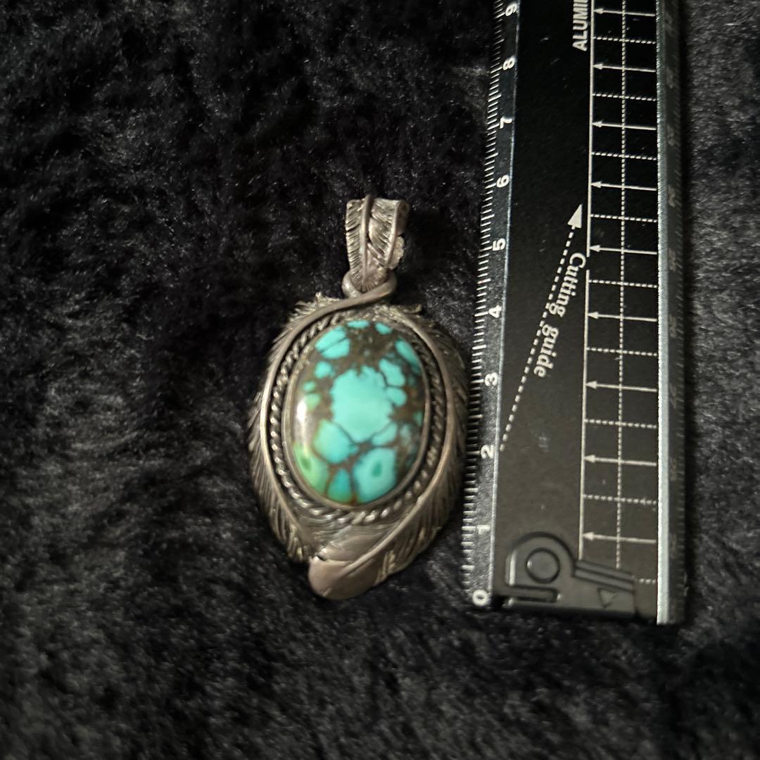 SAAD ターコイズ シルバー ペンダント 希少品