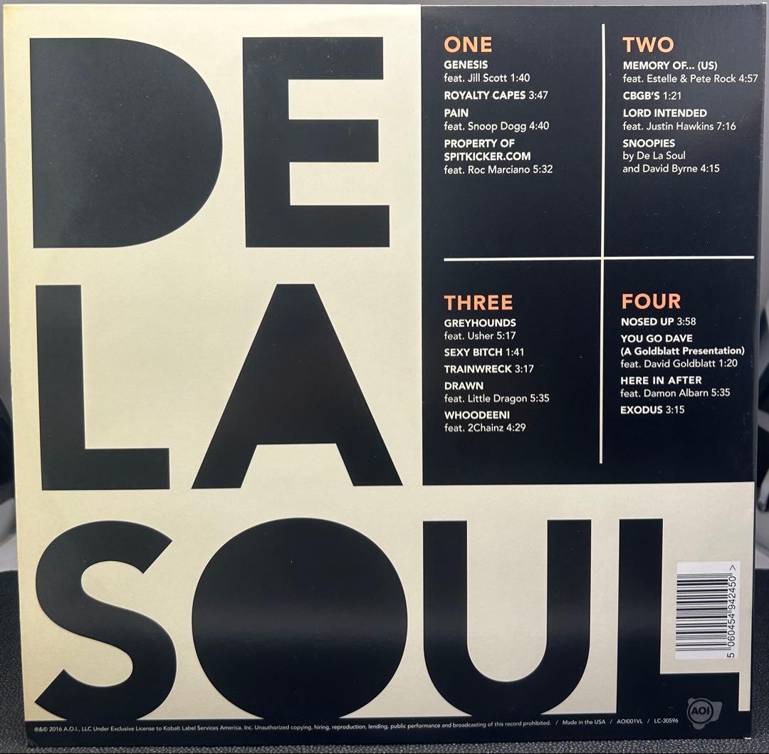 De La Soul and the Anonymous Nobody レコード