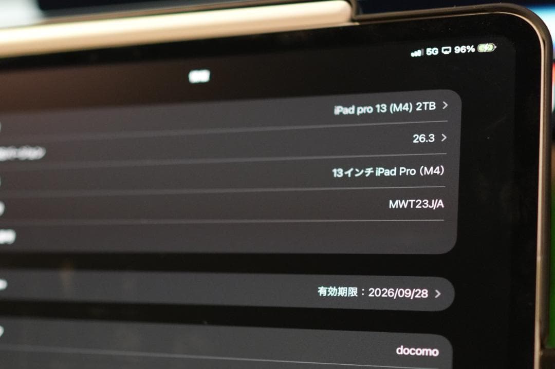 【極美】iPad Pro M4 13 2TB Nanotexture Care付